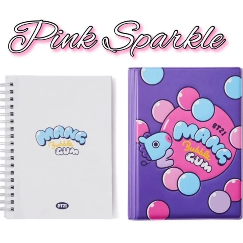 🆕 BT21 MANG notebook with cover.